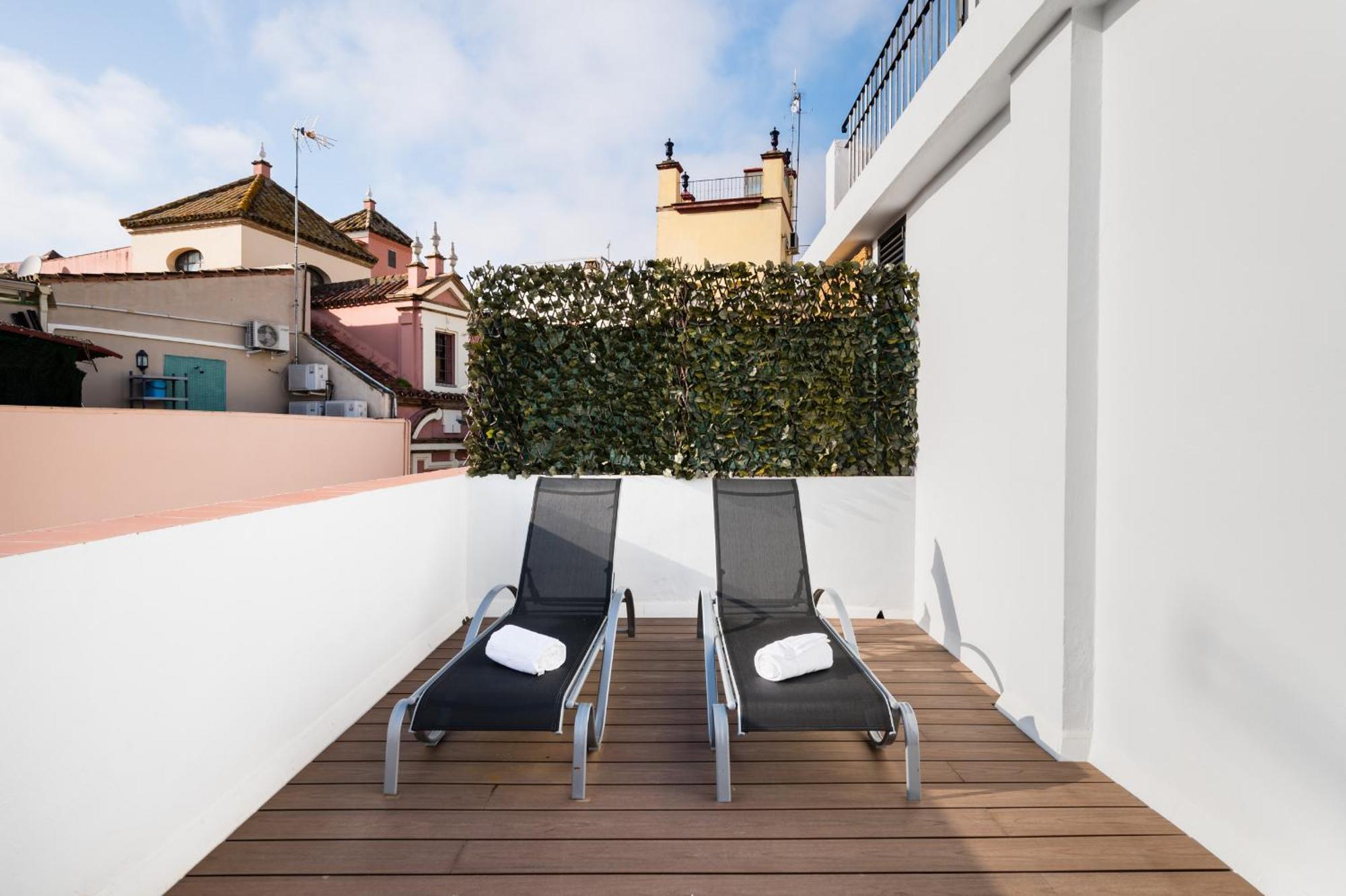 Apartamentos Cruz De San Andres Sevilla Zimmer foto