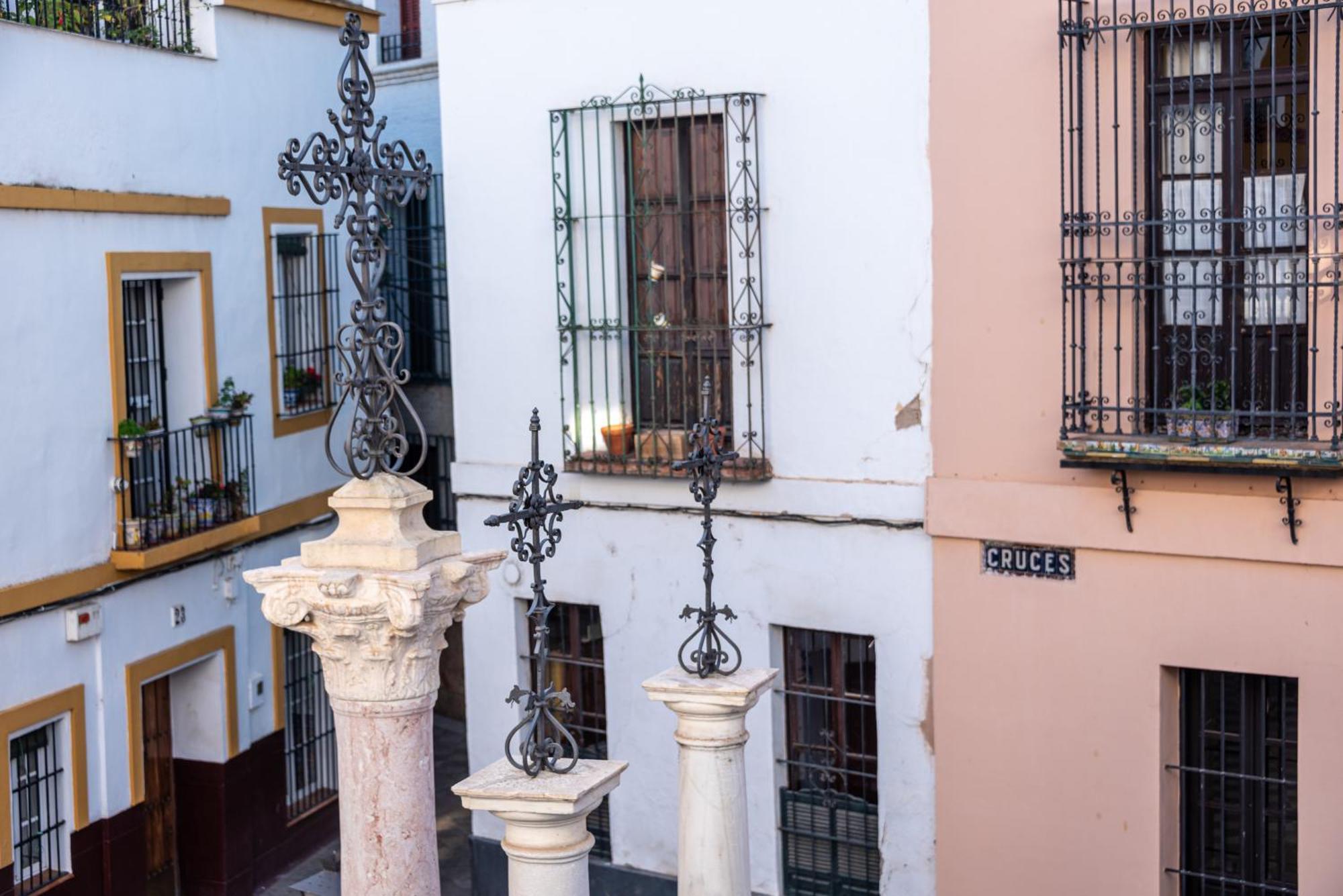 Apartamentos Cruz De San Andres Sevilla Zimmer foto