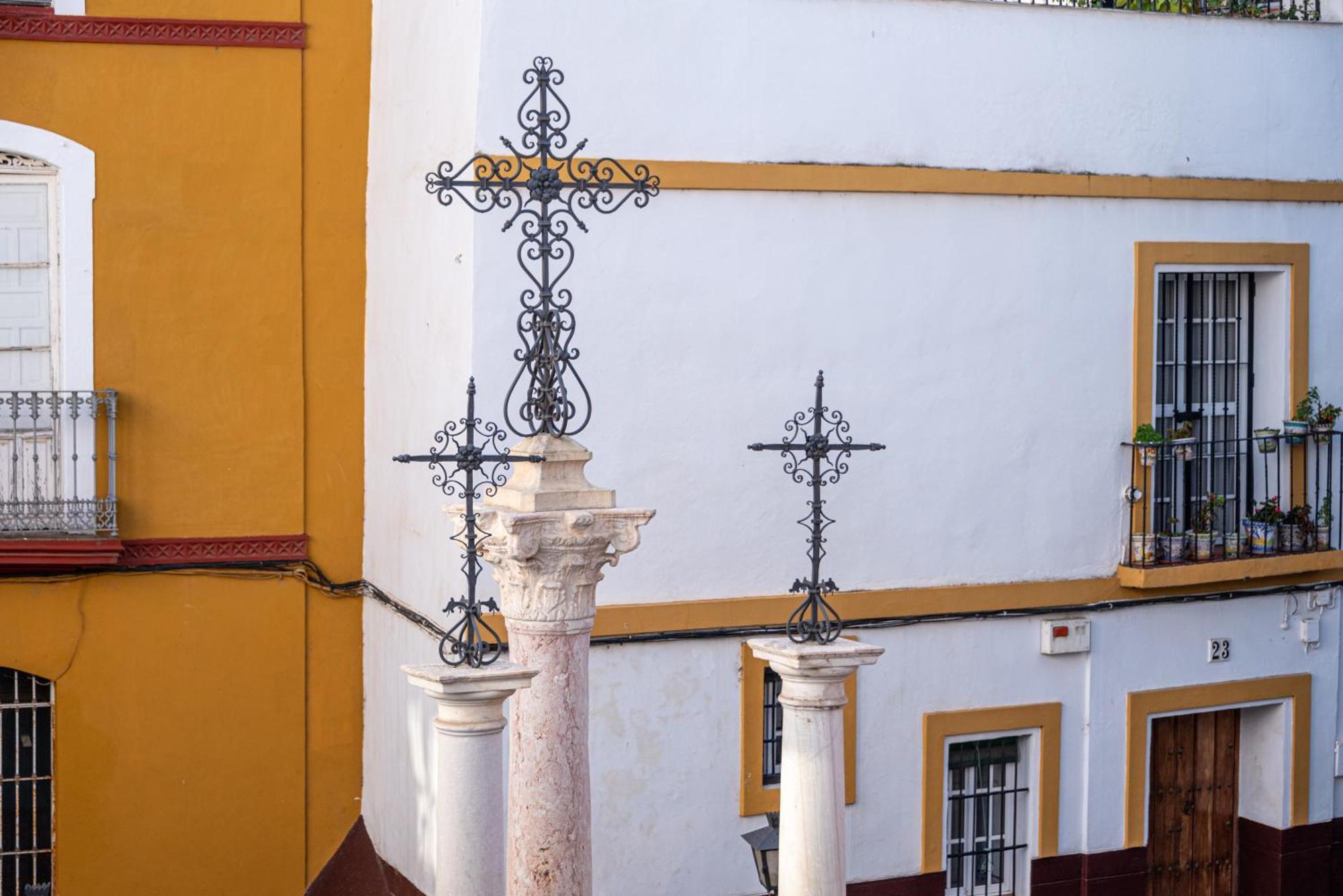 Apartamentos Cruz De San Andres Sevilla Zimmer foto